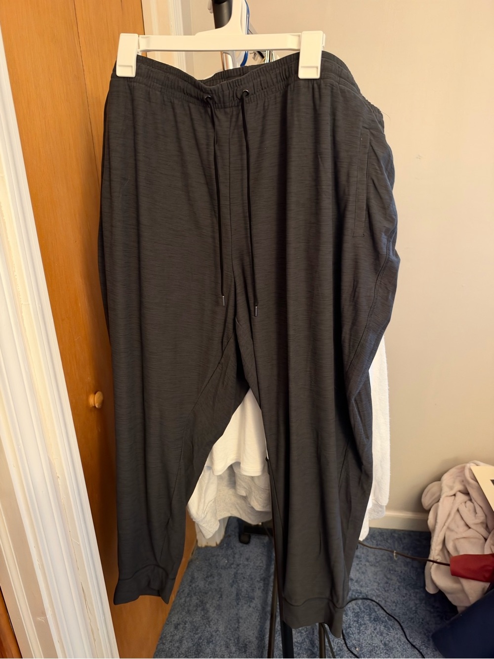 Women's Dark Gray Drawstring Lounge Pants